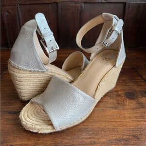 Vince Camuto espadrille wedge WIDE!
